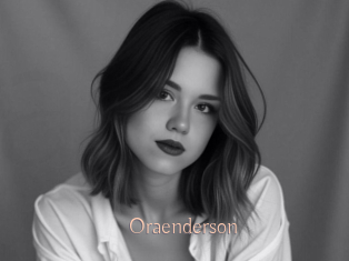 oraenderson Anal Sexe